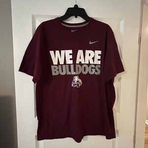 Nike Burgundy Bulldogs Tee